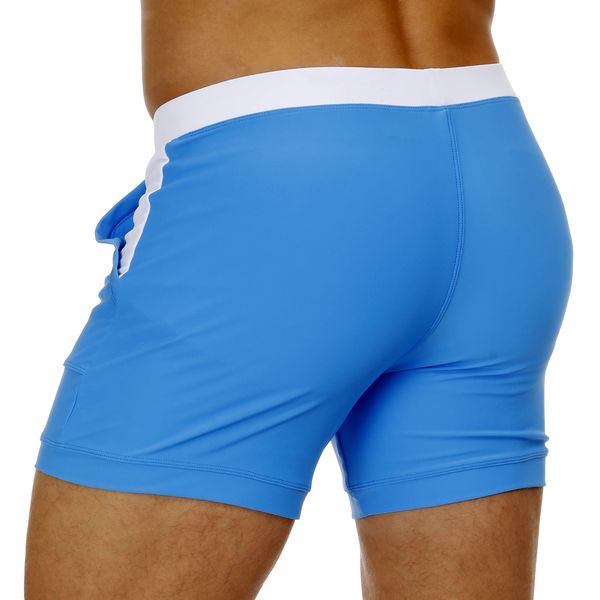 

breathable swimming trunks mens beach shorts plus size quick dry summer swimsuits mid-waist boxer shorts for male