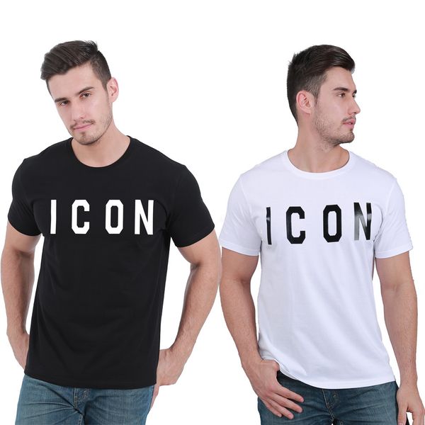 

100% cotton mens designer t shirt short sleeve hip hop tee punk letter print brand black white man t-shirt luxury clothing, White;black