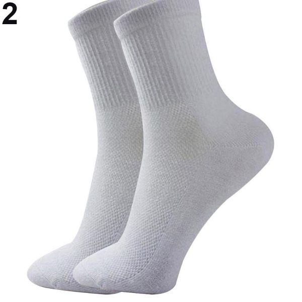 

men's socks 1 pair men's summer mesh soft cotton blend athletic sport gym casual, Black