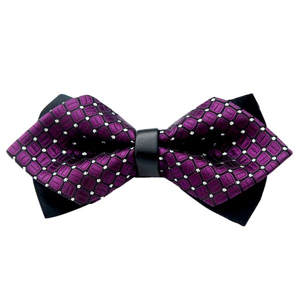 

elegant bow tie fashion classics wedding party feast fancy adjustable bowtie necktie bow tie gifts for men corbatas para hombre, Blue;purple