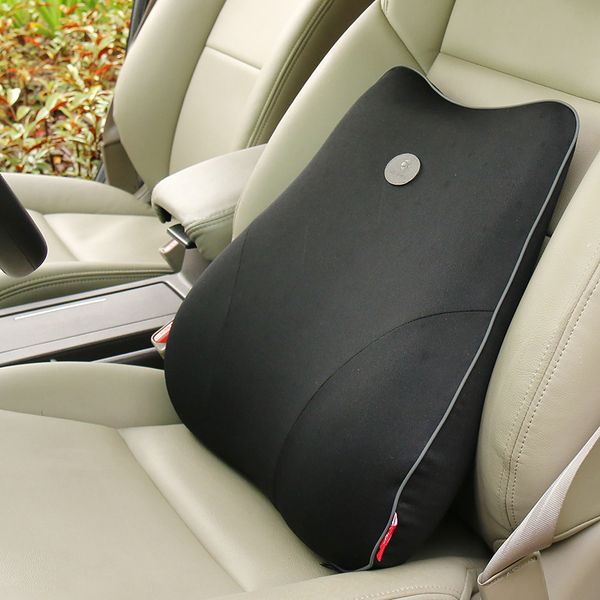 

soft memory foam car seat pillows breathable lumbar support back massager waist cushion for chairs home office relieve pain warm