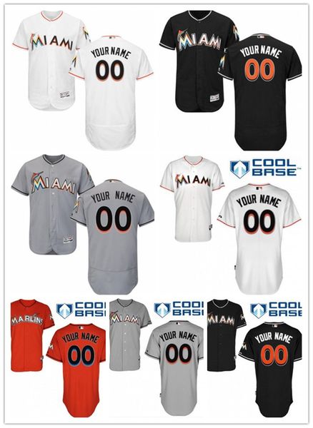 

custom any name number baseball jersey miami baseball wear marlins men women youth jerseys, Blue;black