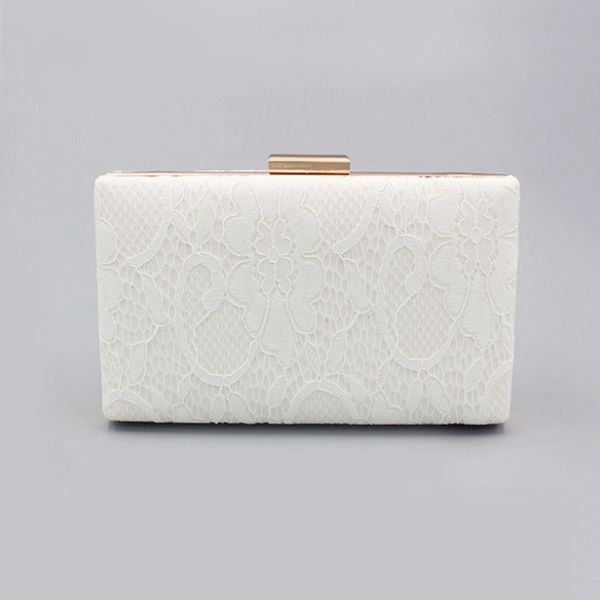 

new floral lace women hasp banquet bag clutch evening bag casual handbag purse chain crossbody shoulder for wedding party