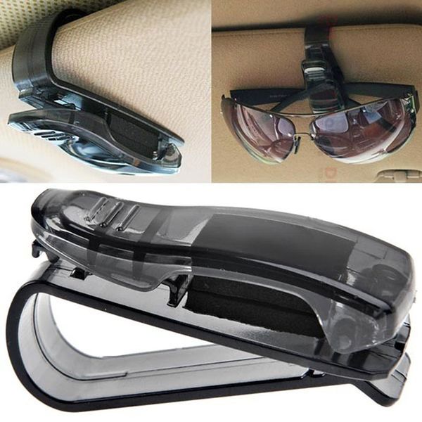 

glasses holder auto accessories sun visor ticket clip vehicle clip abs car usps, Silver