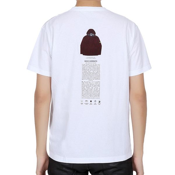 

19SS АРХИВИОННАЯ ФУТБОЛКА TOPSTONEY Письмо Логотип Печати Футболка Мода Повседневная С