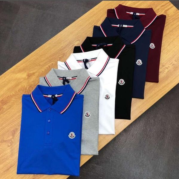 

19 new high treet italy polo hirt fa hion medu a t hirt polo with embroidery applique