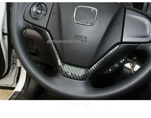 

for honda crv 2012-2016 abs carbon fiber style central steering wheel modified