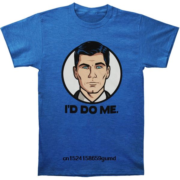 

funny men t shirt women novelty tshirt archer i'd do me slim fit t-shirt