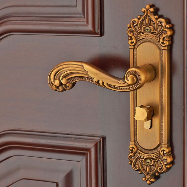 

урожай ретро врезной замок интерьер замка двери защелка спальня lever handleset