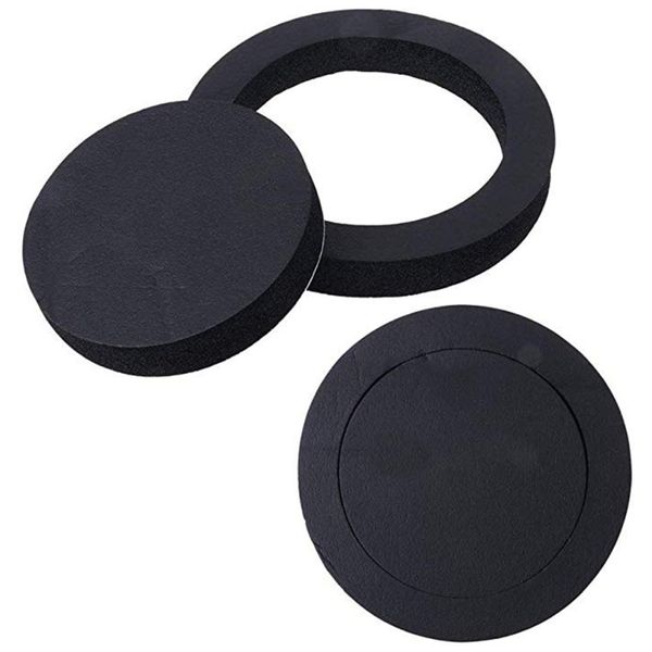 

1pcs 6" 6.5" inch car universal speaker insulation ring soundproof cotton pad bass door trim sound audio speakers self 2020