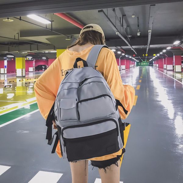 

jiulin new brand teenagers backpack bags name-bag preppy-style casual brand sac women