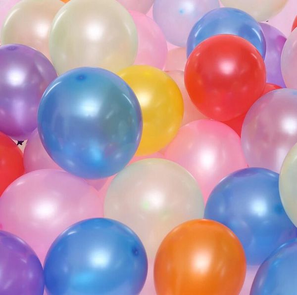 10 Inch Thick Pearlescent Round Balloons Wedding Supplies Balloon