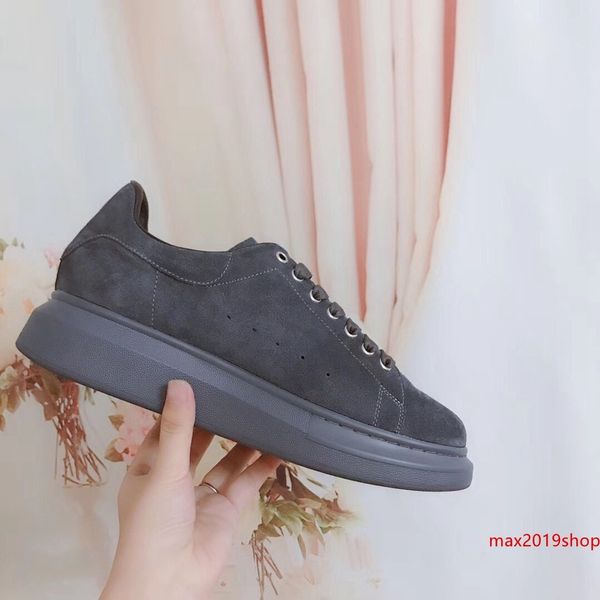 

серый замши дизайнер обуви кроссовки 2020 новый сезон top quality чанки chaussures обуви платформа конструкторы кроссовки оптом