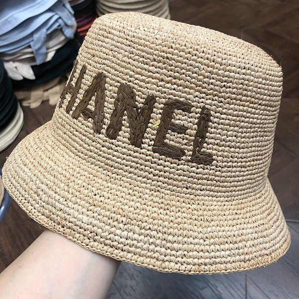

chic letter embroidery lafite pot female short eaves flat sun embroidered sun small hat sunshade hat, Blue;gray