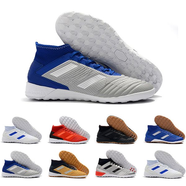 

2019 mens trainers soccer cleats predator 18 indoor soccer shoes football boots predator tango 18.3 ic tf scarpe da calcio men sneakers