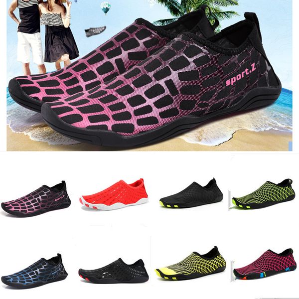 

2019 men aqua shoes summer breathable non slip shoes indoor yoga beach water sport foot wear