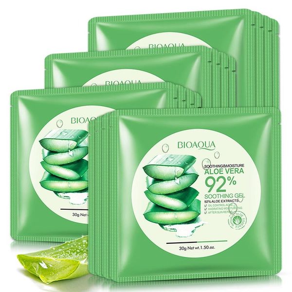

natural aloe vera gel face mask moisturizing oil control wrapped mask shrink pores facial mask cosmetic skin care of boys girl gift fa2650