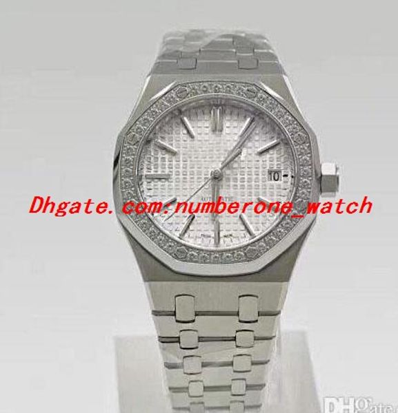 

super j&f v3 version mens automatic cal.3120 watch men black dial calendar diamond bezel full steel sapphire 15400 dive 41mm wristwatch, Slivery;brown