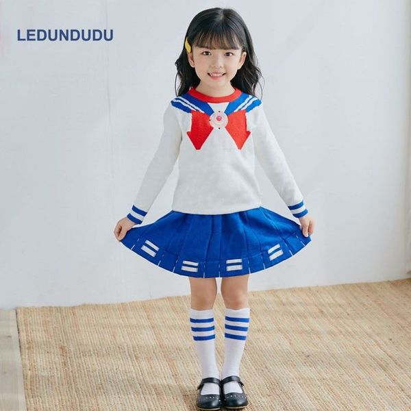 

anime sailor moon crystal cosplay costumes tsukino usagi girls kids + skirts children school uniform for halloween party, Black;red