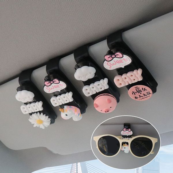 

sunglasses clip for car visor auto accessories sun roof visor sunglasses hanger holder mount cards tickets organizer clip