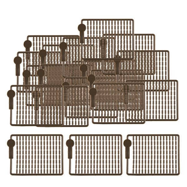 

20 cards /2400 pieces carp fishing hair rig boilie bait lure dumbell s sers