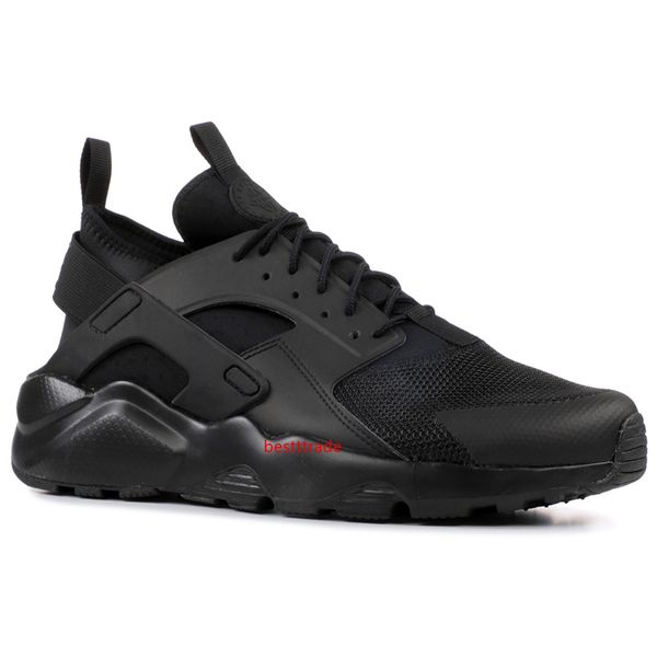 

huarache 1.0 4.0 run ultra se iv men running shoes trainer triple black red pink lightweight athletic sport outdoor sneakers 36-45
