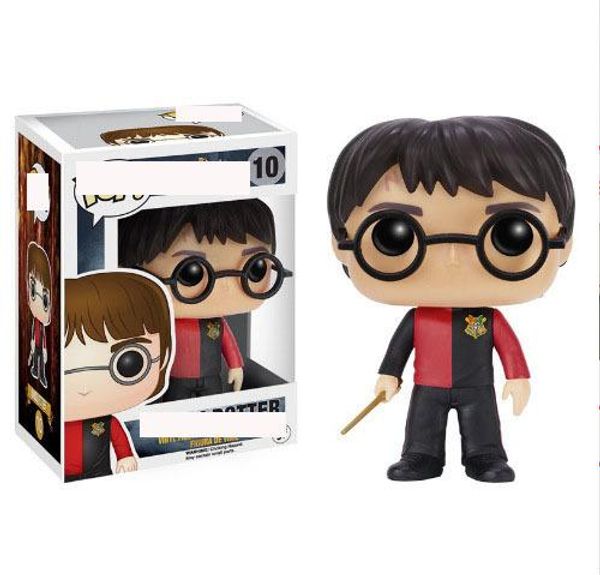 

xmas gift funko pop harry potter 10 # three q edition boxed hand-made anime figure peripheral toy movie