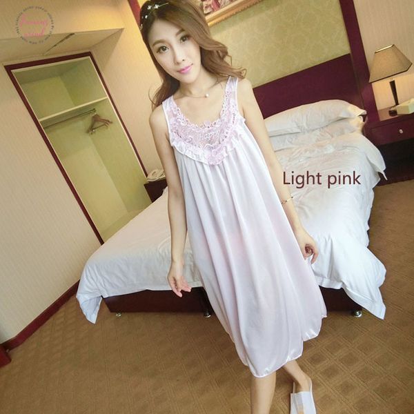 

sexy ice night платье большой шелковый атлас пижамы женский nightgown женщины спящий платья плюс размер v шеи ночные рубашки 22, Black;red