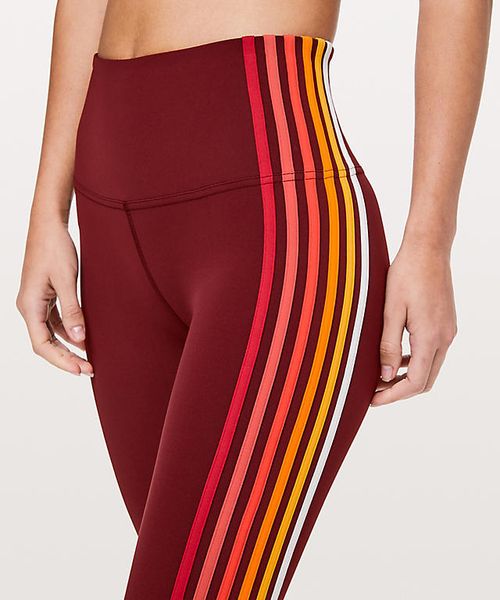 

take a hint 7/8 tight pants women yoga jogger pants high waist trousers leggings lu|emon gym pant, White;red