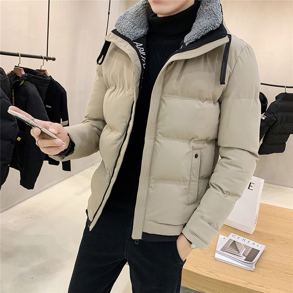 

дешевая оптовая новая осень и зима 2019 горячей продажа женской моды случайных теплой куртки мужских пальто, Black