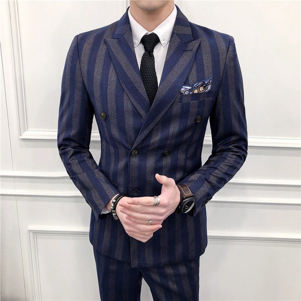 

новый три куска костюм для мужчин, White;black