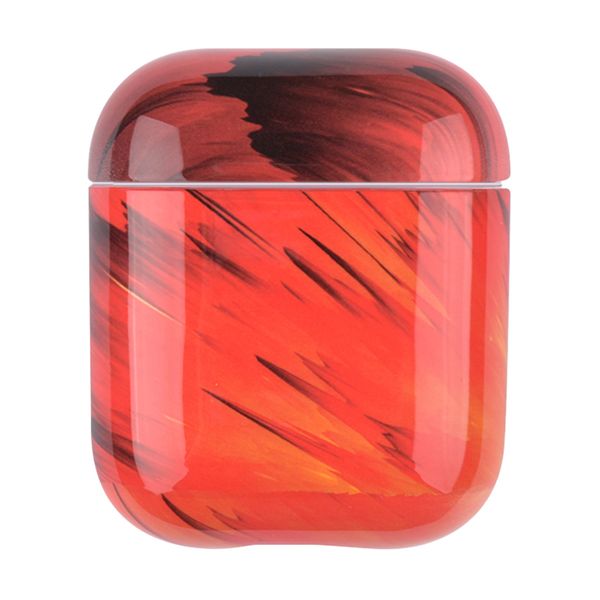 

marble-patterned hard wireless bluetooth proof protective cover for airpods