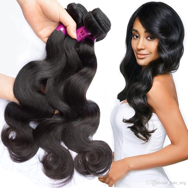 Virgin Indian Brazilian Hair Bundles Bulk Body Wave Straight Curly
