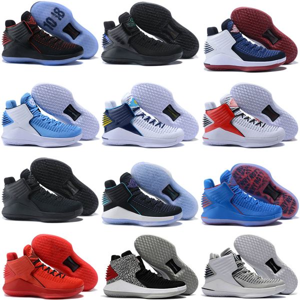 

32s xxxii 32 mens basketball designer athletics shoes black fashion casual sports running trainer sneakers high cut size 7-12