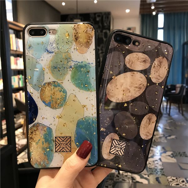 

золотая фольга marble bling телефон чехол для iphone 11 pro случай max x xs max xr soft tpu гранитный обложка для iphone 7 8 6 6s плюс случа