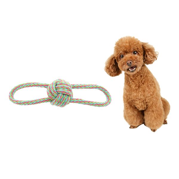 

dog big cotton rope ball clean teeth bite chew toy dog interactive plaything