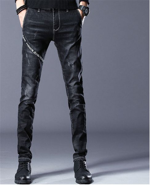 

men's straight leg jeans, Blue