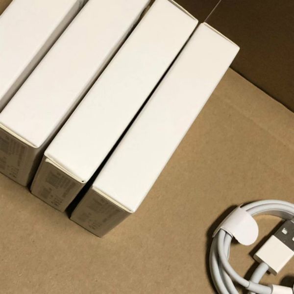 

100pc lot genuine foxconn e75 cable chip od 3 0mm 1m 3ft data u b charger cable for xr x max 8 7 cable with original retail box