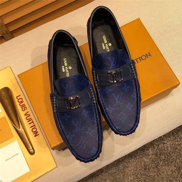 

19ss casual shoes men big size 46 leather men loafers moccasin non-slip outsole italian loafers genuine leather moccasins men loafers, Black
