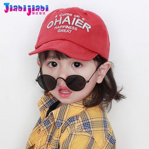 

baby boy girl peaked cap preschool toddler spring autumn soft baseball cap kids embroidery letter sports sun hat 1-3 old, Blue;gray