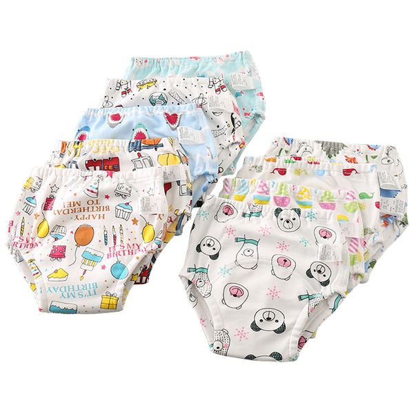 

happyflute 6layer cotton cloth diaper 9-17kg kids breathable reusable baby pants training underwear nappy