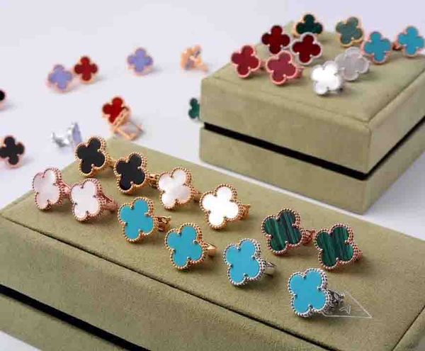 

1.6cm earring with nature stone and shell for women jewelry gift charm earring summer color ps8605, Golden