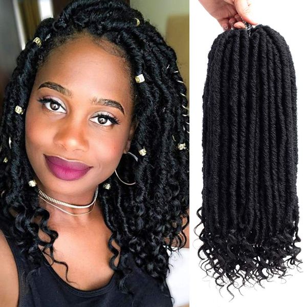 2019 Goddess Faux Locs Crochet Hair Prelooped Crochet Braids Jumbo Burgundy Synthetic Hair Extensions Dreadlocks Ombre Braiding Hair From