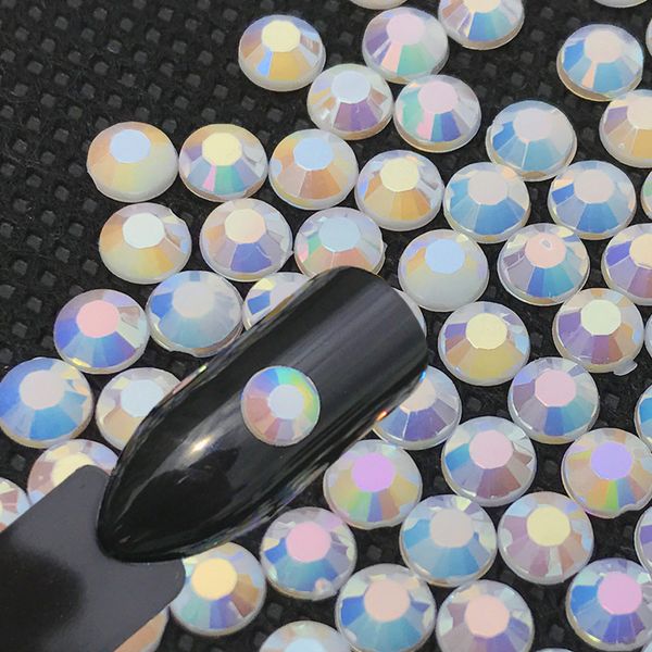

1 box super shiny crystal ab color 3d non fix flatback nails rhinestones 24 colors optional nail art decorations accessories, Silver;gold