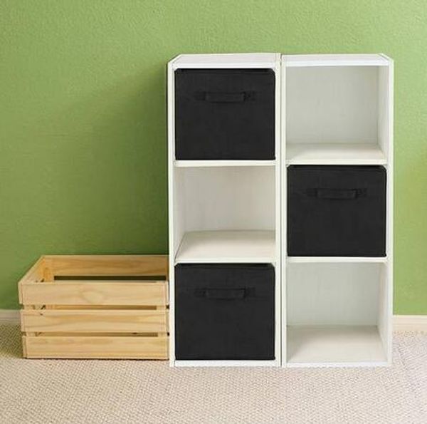 

wholesales us stock 6pcs non-woven fabrics storage boxes