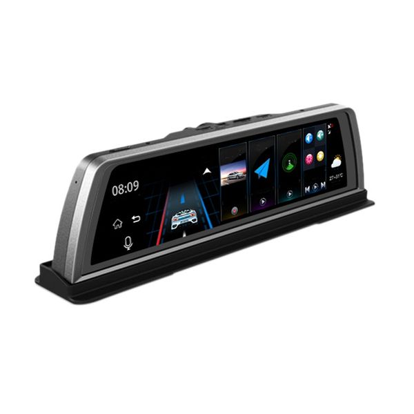 

car dvr 4 lens cameras 4g adas car dvr android gps dash cam wifi 10 inch hd press screen 360 degrees night vision recorder