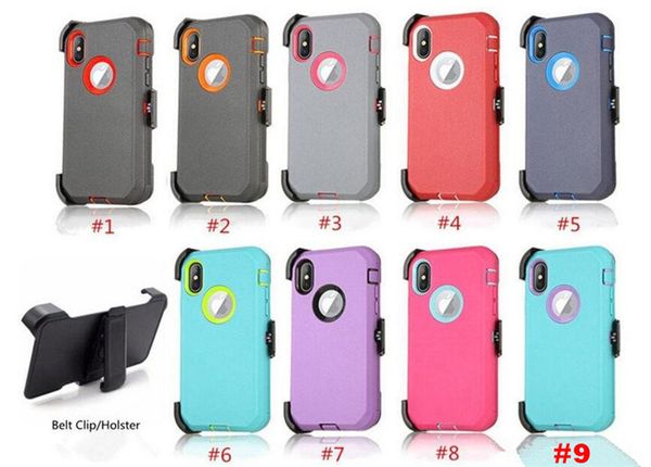 

Clip belt robot hard ca e for iphone xr x max 8 7 6 cover defender rugged hybrid pla tic defender hockproof luxury armor cover