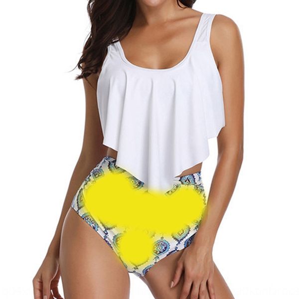 

2019 high waist women's breast skirt 2019 swimsuit high waist swimsuit bikini women's breast skirt bikini, White;black
