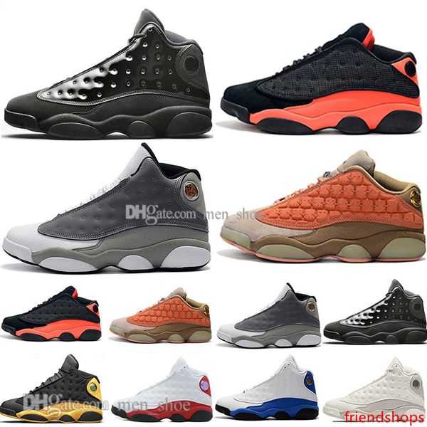 

новые 13 13s шапочке и мантии terracotta blush mens basketball обувь чикаго cat black инфракрасная кремнем разводят мужчины спорт тапки диза