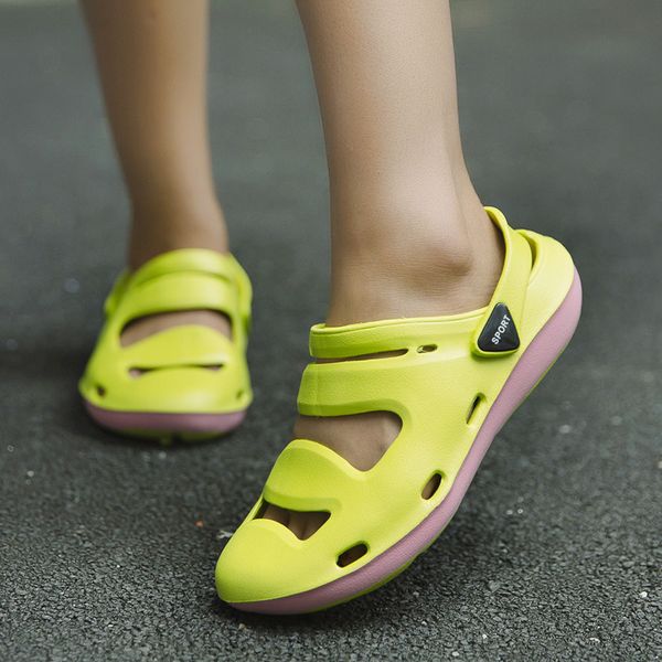 

2020 men casual summer shoes men mules& slippers garden shoes chaussure homme zapatillas hombre, Black